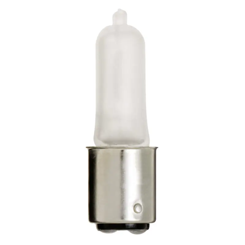 S1982.webp Satco S1982 50W Halogen T4 JD Lamp - Double Contact Bayonet Base (BA15d) - Frosted - Image 1