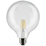 Satco S21252 - 6 Watt G40 LED; Clear; Medium base; 90 CRI; 2700K; 120 Volt - Image 2