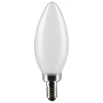Satco S21278 - 5.5 Watt B11 LED; Frost; Candelabra base; 90 CRI; 2700K; 120 Volt - Image 2