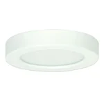 Satco S21501 10.5W LED 5.5" Round Flush Mount Fixture - White - Integrated Base