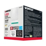 Satco S29408 - 6.5 Watt; PAR20 LED; 4000K; 40 deg. Beam Angle; Medium base; 120 Volt