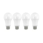 Satco S29558 9.5W LED A19 Lamp - 60W Equiv - 4000K Cool White - Frosted - E26 - 4-Pack - Image 2