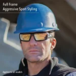 Honeywell Uvex S2970HS Hypershock Safety Glasses, Clear Frame with Clear Lens & HydroShield Anti-Fog Coating - Image 5