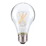 Satco S29879 - 8 Watt A19 LED; Clear; Medium base; 2700K; 800 Lumens; 120 Volt - Image 2