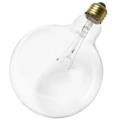 Satco S3011 - 40 Watt G40 Incandescent; Clear; 4000 Average rated hours; 300 Lumens; Medium base; 120 Volt
