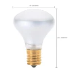 Satco S3205 - 25 Watt R14 Incandescent; Frost; 1500 Average rated hours; 135 Lumens; Intermediate base; 120 Volt - Image 3