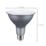 Satco S32250 - 21 Watt PAR38 High Lumen LED; 27K/30K/35K/40K/50K CCT Selectable; Medium Base; 120 Volt - Image 4