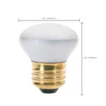 Satco S3601 - 25 Watt R14 Stubby Incandescent; Clear; 1500 Average rated hours; 135 Lumens; Medium base; 120 Volt - Image 3