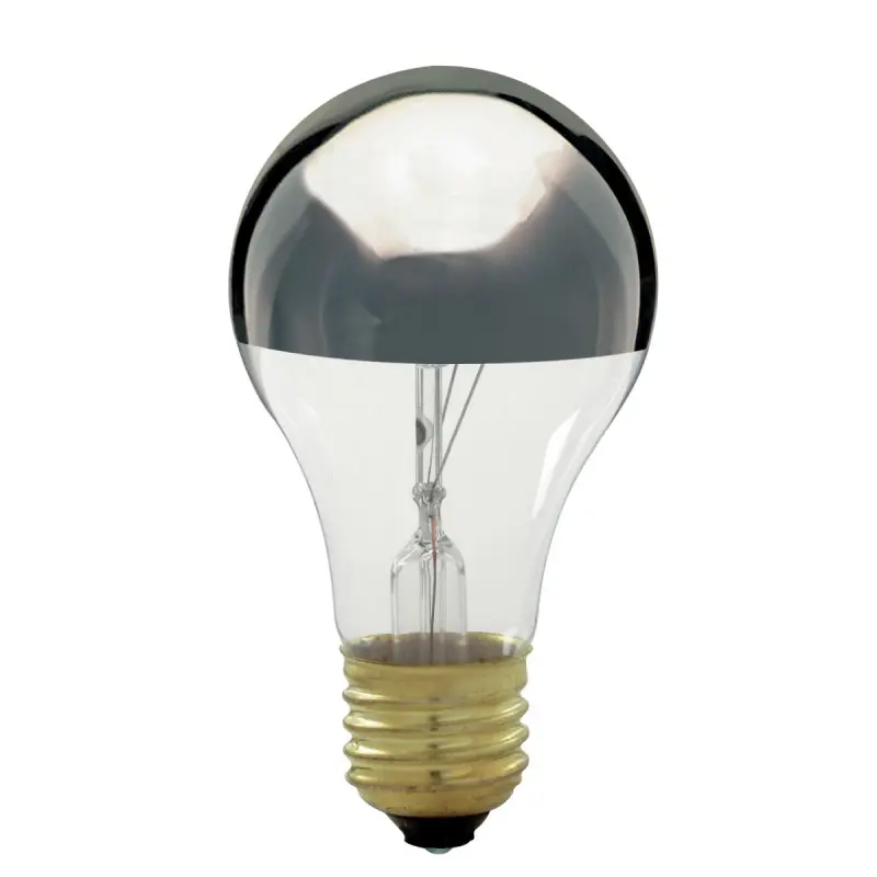 S3956 Satco S3956 - 100 Watt A19 Incandescent; Silver Crown; 1500 Average rated hours; 960 Lumens; Medium base; 130 Volt - Image 1