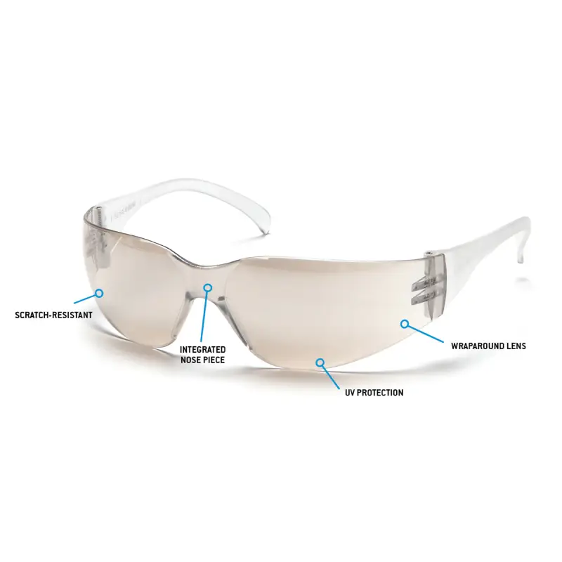 S4180S.1 Pyramex S4180S Intruder Frameless Safety Glasses with Indoor/Outdoor Lens - Image 4