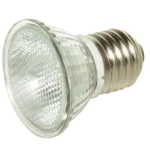 Satco S4624 - 35 Watt; Halogen; MR16; 2000 Average rated hours; 290 Lumens; Medium base; Short Neck; 120 Volt