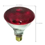 Satco S4751 - 175 Watt BR38 Incandescent; Red Heat; 5000 Average rated hours; Medium base; 120 Volt - Image 3