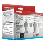 Satco S6275 23W LED A-Shape Lamp 4100K, E26 Base (3-Pack)