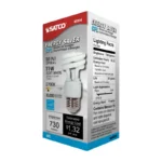 Satco S7214 11W Compact Fluorescent T2 Spiral Lamp - White - E26 Base - Image 2