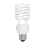Satco S7231 26W Compact Fluorescent T2 Spiral Lamp - White - E26 Base