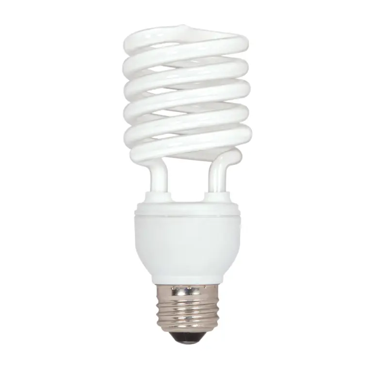 S7231.webp Satco S7231 26W Compact Fluorescent T2 Spiral Lamp - White - E26 Base - Image 1