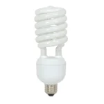 Satco S7334 40W Compact Fluorescent T4 Spiral Lamp - White - E26 Base