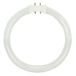 Satco S8159 - 40 Watt; T5; Circline Fluorescent; 3500K Neutral White; 82 CRI; 2GX13 (4-Pin) base