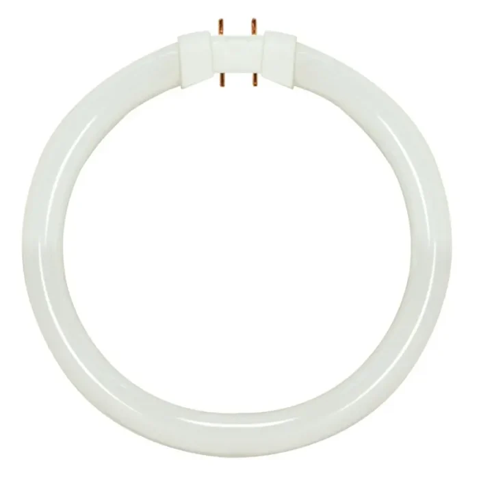 Satco S8155 - 22 Watt; T5; Circline Fluorescent; 3000K Warm White; 82 CRI; 2GX13 (4-Pin) base - Image 1