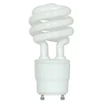 Satco S8205 18 Watt; Mini Spiral Compact Fluorescent; 2700K; 82 CRI; GU24 base; 120 Volt - Image 2