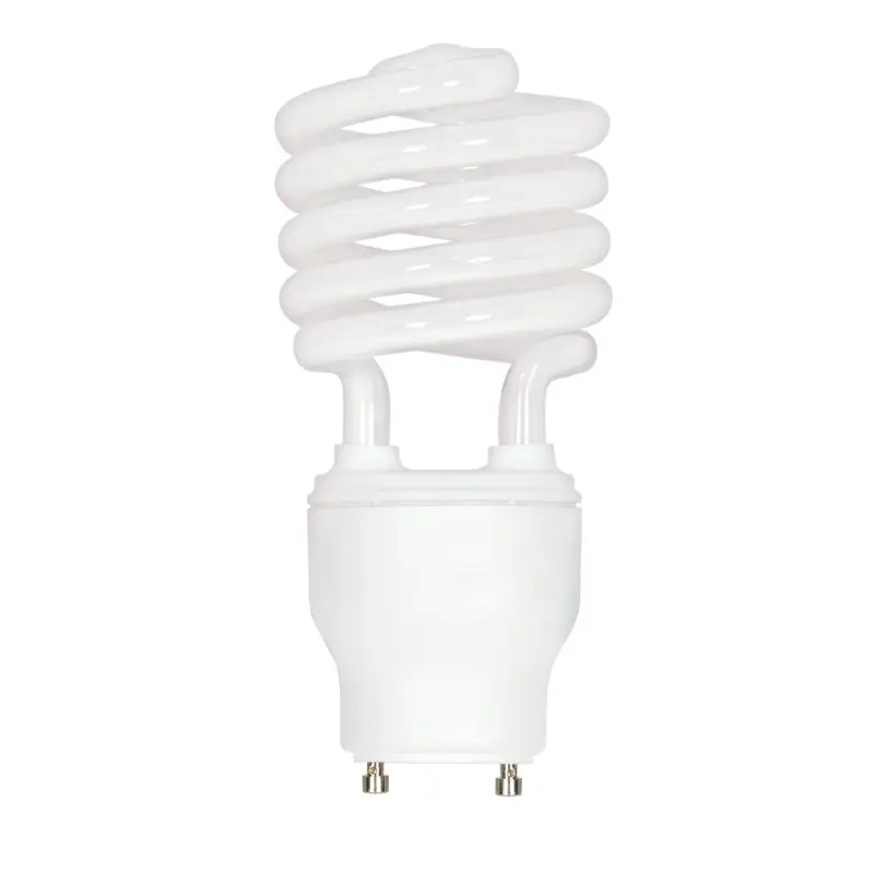 S8232.webp Satco S8232 23W Mini Spiral Compact Fluorescent 3500K, GU24 Base - Image 1