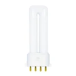 Satco S8360 5W Compact Fluorescent T4 Lamp - White - 2G7 Base