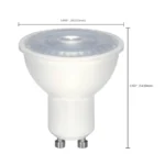 Satco S9385 6.5 Watt; LED MR16; 5000K; 40 deg. Beam Angle; GU10 base; 120 Volt - Image 2