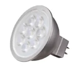 Satco S9497 - 6.5 Watt; LED MR16 LED; 3500K; 40 deg. Beam Angle; GU5.3 base; 12 Volt AC/DC