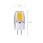 Satco S9544 - 3W; JC LED; 3000K; G6.35 base; 12 Volt AC/DC - Image 3