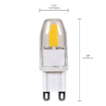 Satco S9546 1.6W LED T4 JCD Lamp - Clear - G9 Base - Image 3