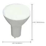 Satco S9624 9.5 Watt; BR30 LED; 105 deg. Beam Angle; 2700K; GU24 base; 120 Volt; Dimmable - Image 3