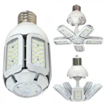 Satco S9752 - 60 Watt - LED HID Replacement; 5000K; Mogul extended base; Adjustable beam angle; 100-277 Volt