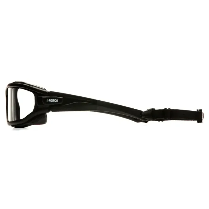 Pyramex SB7010SDT I-Force Safety Goggle/Glasses Black Frame Clear Lens - Image 3