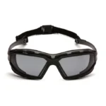 Pyramex SBG5020DT Highlander Plus Safety Glasses Black Foam-Lined Frame Gray Anti-Fog Lens - Image 2