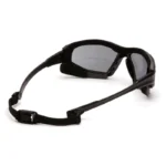 Pyramex SBG5020DT Highlander Plus Safety Glasses Black Foam-Lined Frame Gray Anti-Fog Lens - Image 4