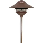Satco SF76-635 1 Light - 9" Pathway Light - Two Louver - Large Hood - Old Bronze Finish - Image 3