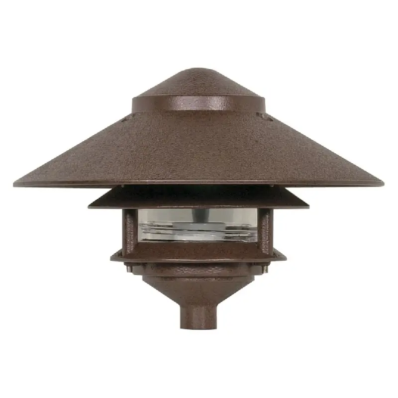 SF76-635.webp Satco SF76-635 1 Light - 9" Pathway Light - Two Louver - Large Hood - Old Bronze Finish - Image 1