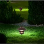 Satco SF76-637 1 Light - 9" Pathway Light - Three Louver - Large Hood - Old Bronze Finish - Image 2