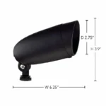 Satco SF76-646 1 Light - Landscape Flood - PAR20- Dark Bronze Finish - Image 3