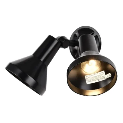 Satco SF77-701 2 Light - 15" Flood Light PAR38 with Adjustable Swivel - Black Finish