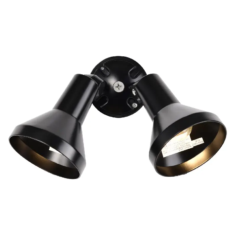 SF77-701.1 Satco SF77-701 2 Light - 15" Flood Light PAR38 with Adjustable Swivel - Black Finish - Image 2