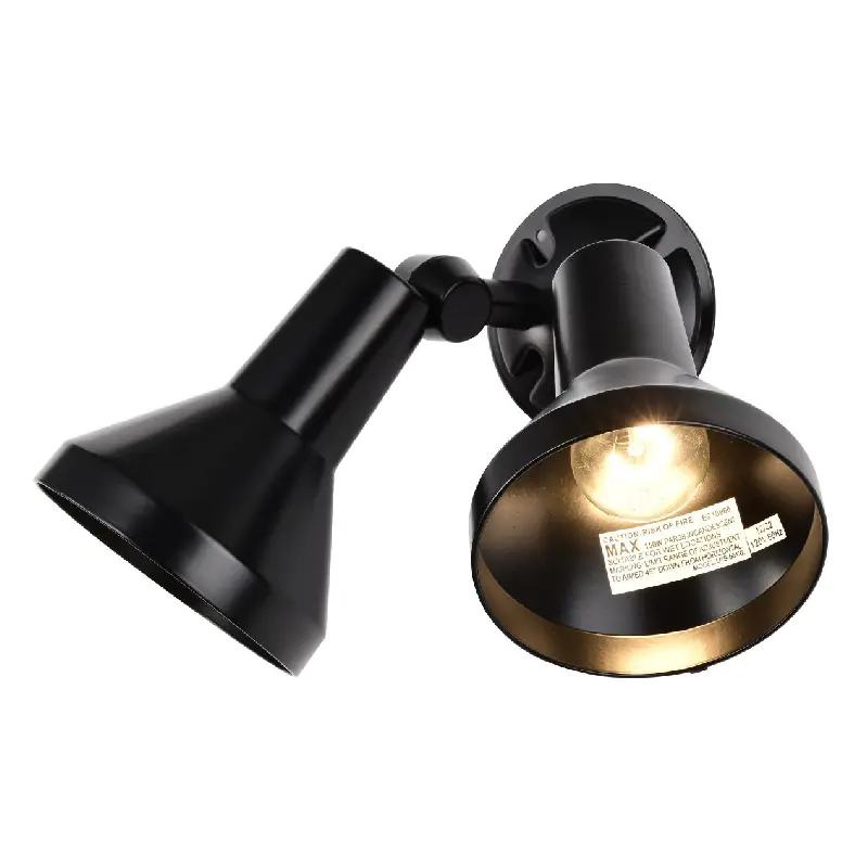 SF77-701 Satco SF77-701 2 Light - 15" Flood Light PAR38 with Adjustable Swivel - Black Finish - Image 1