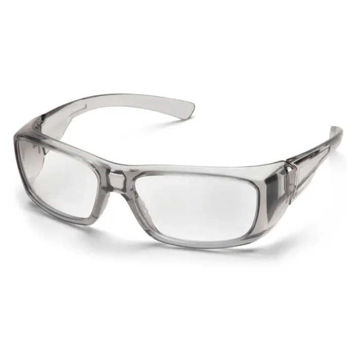 Pyramex SG7910D15 Emerge Reader +1.5 Clear Lens Gray Frame Safety Glasses - Image 1