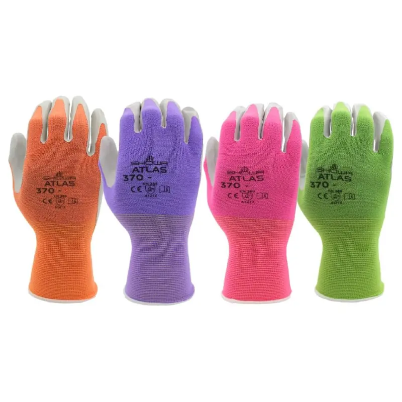 SHOWA 3704C SHOWA 3704C General Purpose Nitrile Palm Coating Glove - Size 7 - M - 12 Pairs - Image 1