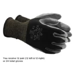 SHOWA 370B Nitrile Palm Coating Glove - Size 8 - L - 12 Pairs - Image 2