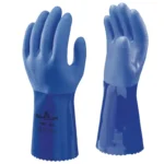 SHOWA 660 Triple Dipped PVC Coating Chemical Protection Gloves - Size 10 - XL - 12 Pairs