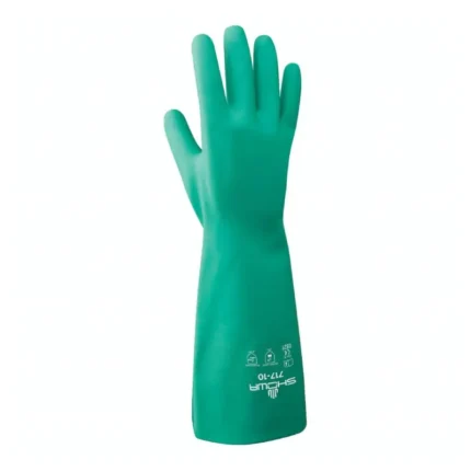 SHOWA 717 Chemical Protection Gloves Nitrile Gloves - Size 11 - XXL - 12 Pairs