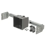 Arlington SL2B18 SliderBar Adjustable Box Kit - 2 Gang - 12" - 18" - Image 2