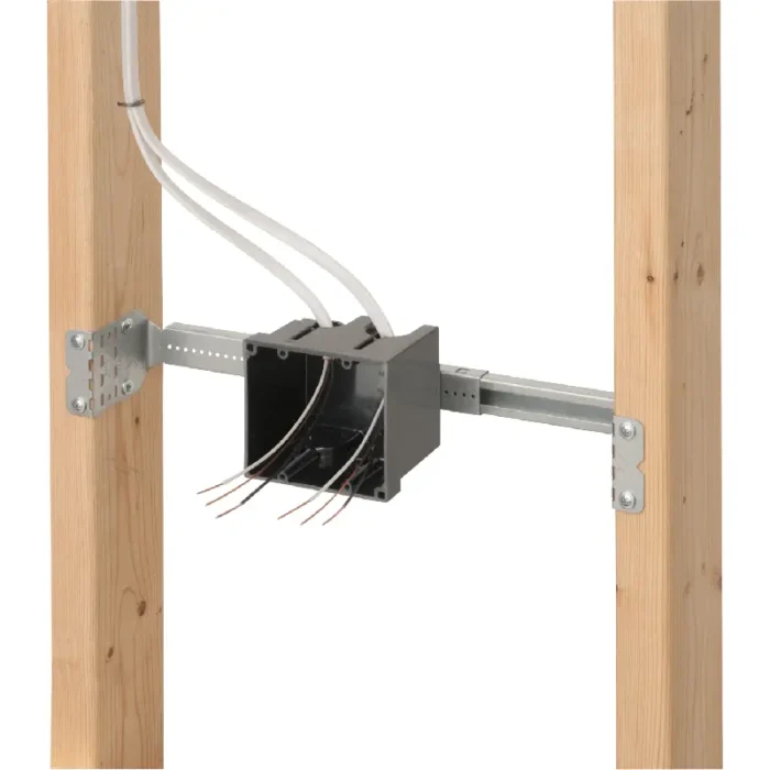 Arlington SL2B18 SliderBar Adjustable Box Kit - 2 Gang - 12" - 18" - Image 3