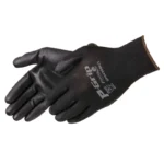Liberty Safety SP4638BK P-Grip Polyurethane Coated Seamless Work Gloves - Size 8 - M - 12 Pairs